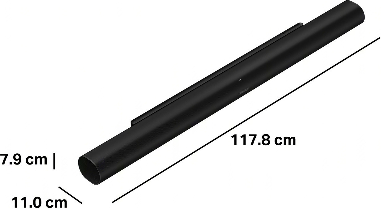 Sonos Arc Ultra soundbar, musta