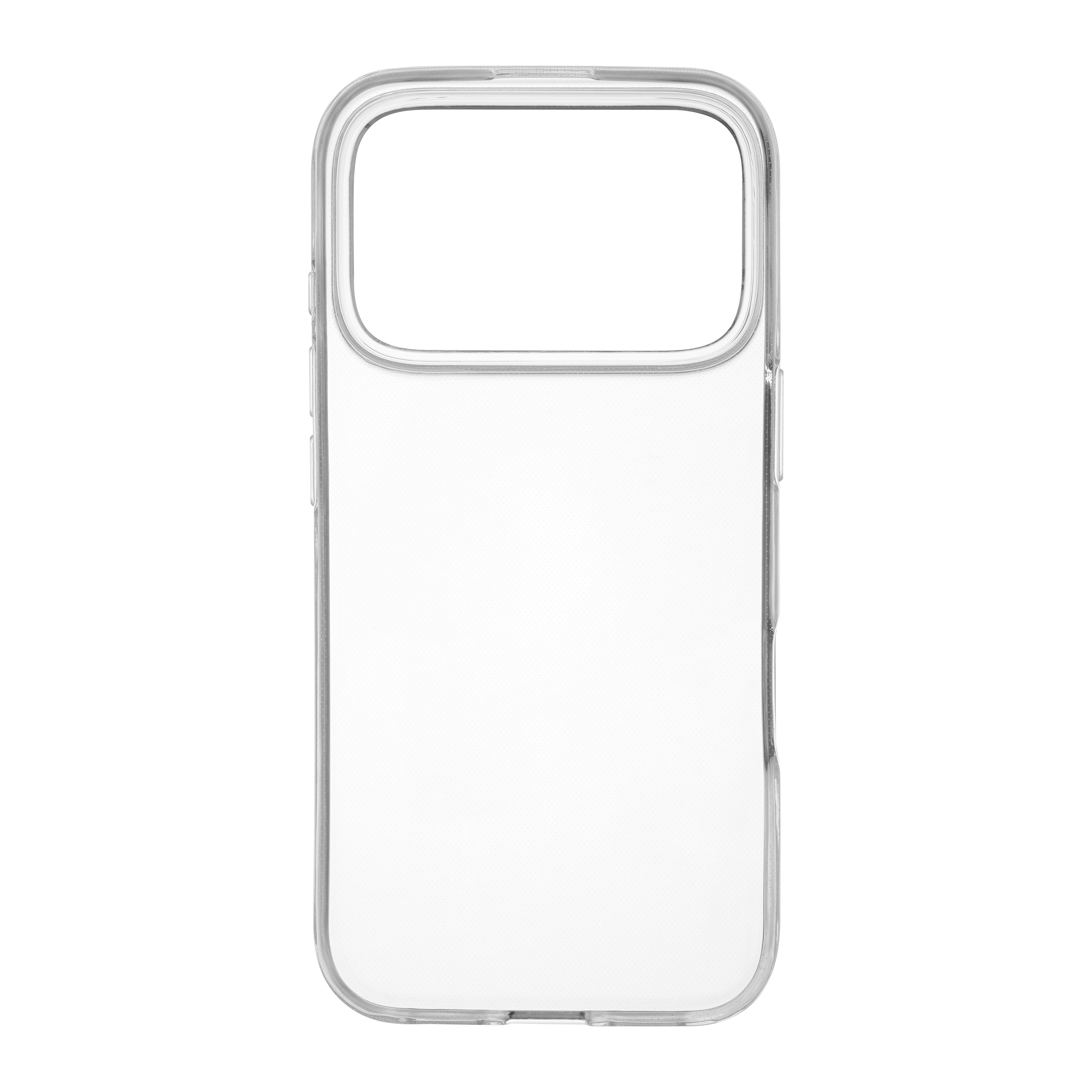 FoneKit silikonisuoja, iPhone 17 Pro, läpinäkyvä