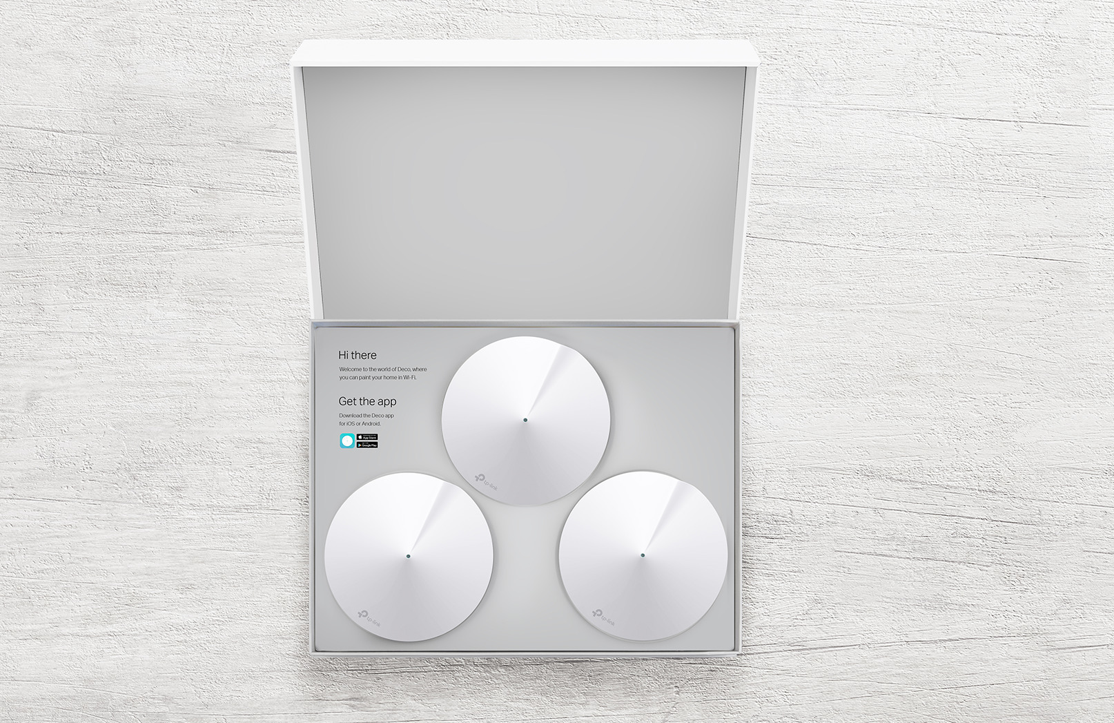 TP-LINK Deco M5 WiFi -Mesh-järjestelmä, 3-pack