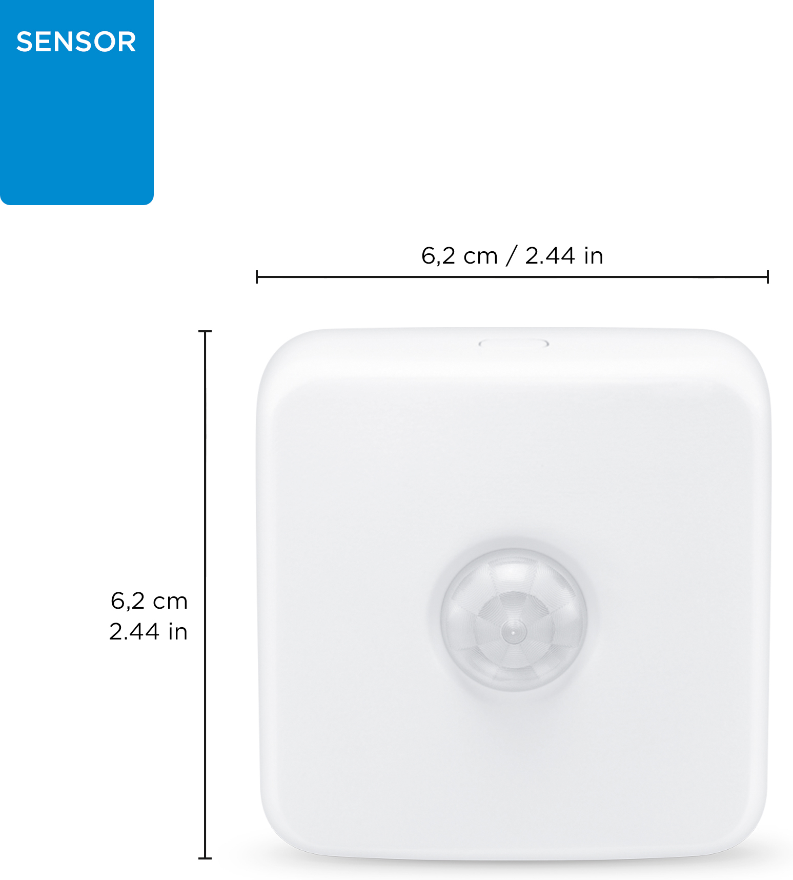 Wiz Sensor -langaton liiketunnistin, valkoinen, sisätiloihin
