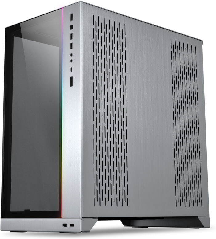 Lian Li O11 Dynamic XL ROG Certified E-ATX-kotelo ikkunalla, hopea