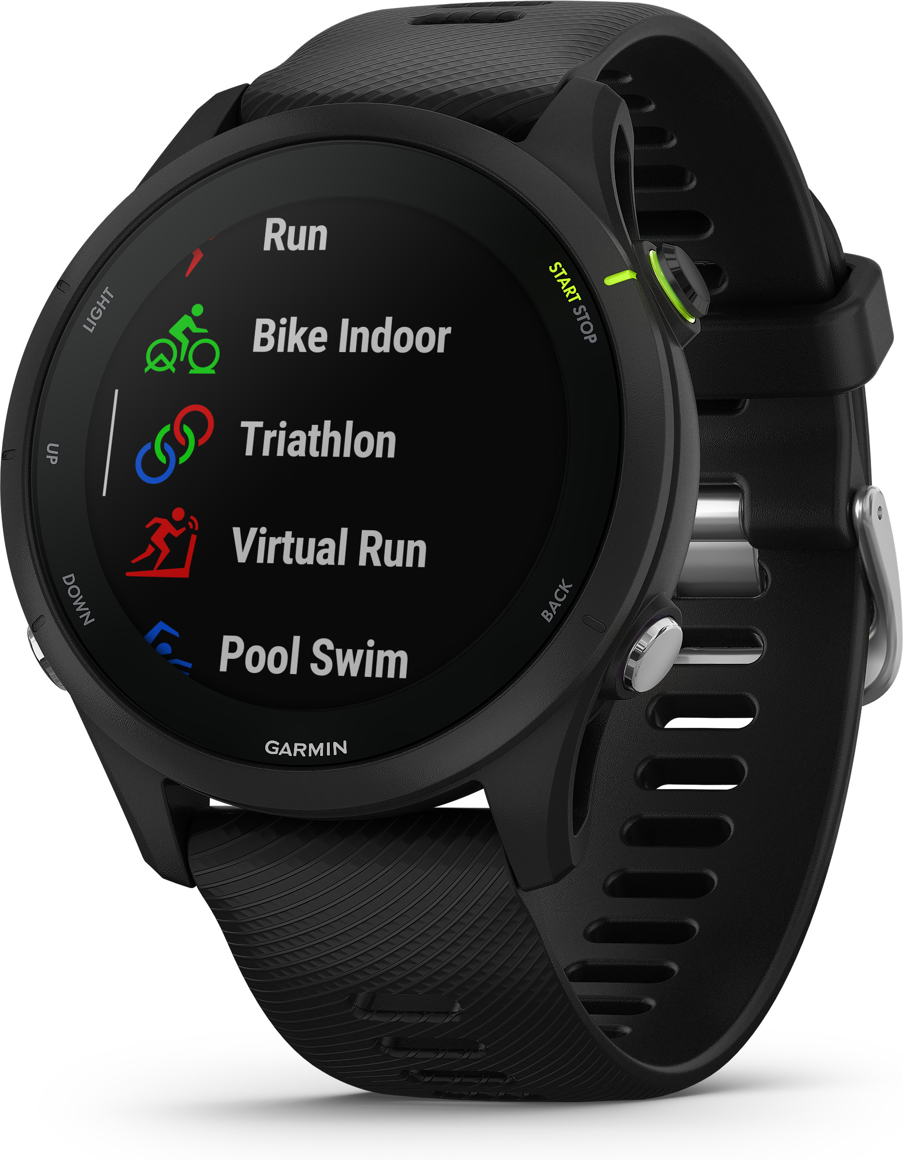 Garmin Forerunner 255 Music -urheilukello, musta