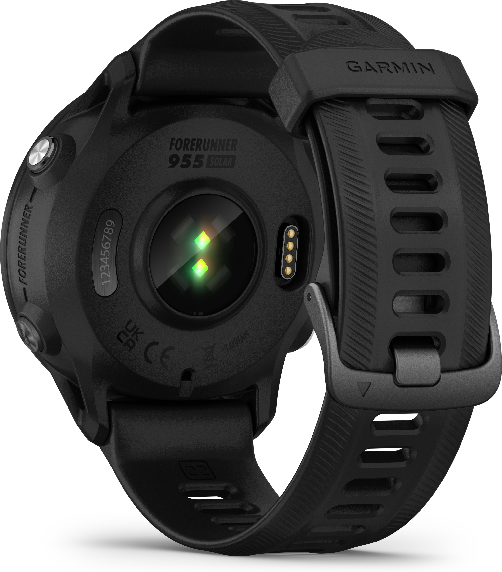Garmin Forerunner 955 Solar -urheilukello, musta