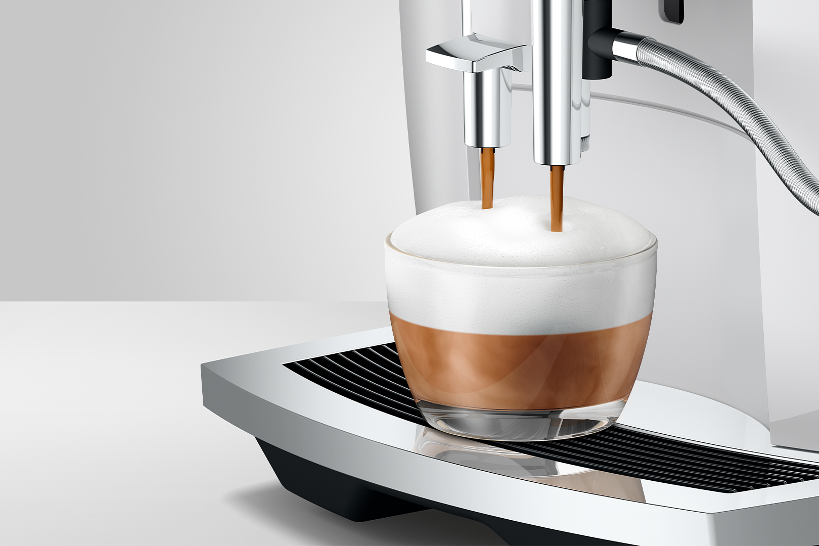 Jura E6 Piano White EC -kahvikone