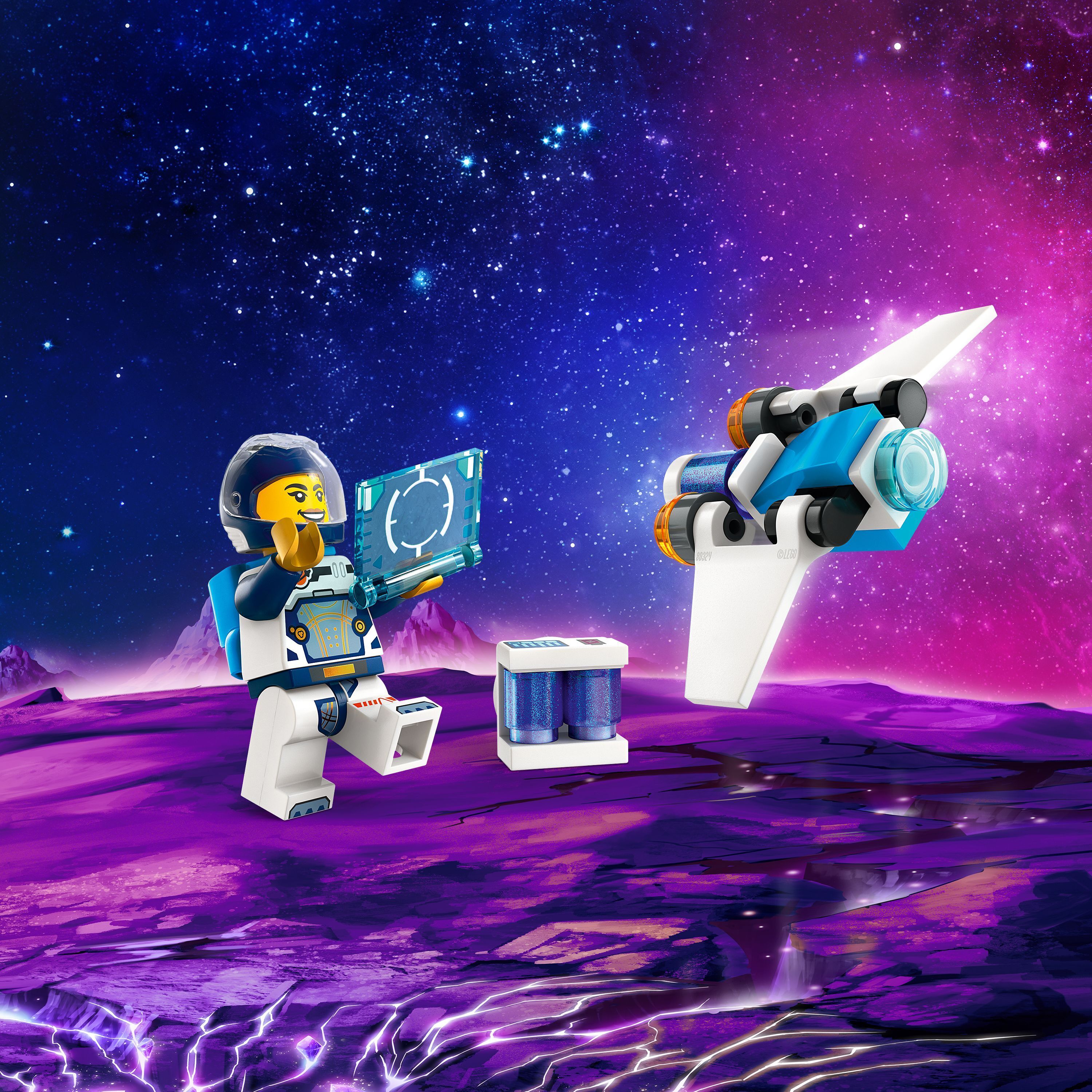 LEGO City Space 60429  - Avaruusalus ja asteroidilöytö