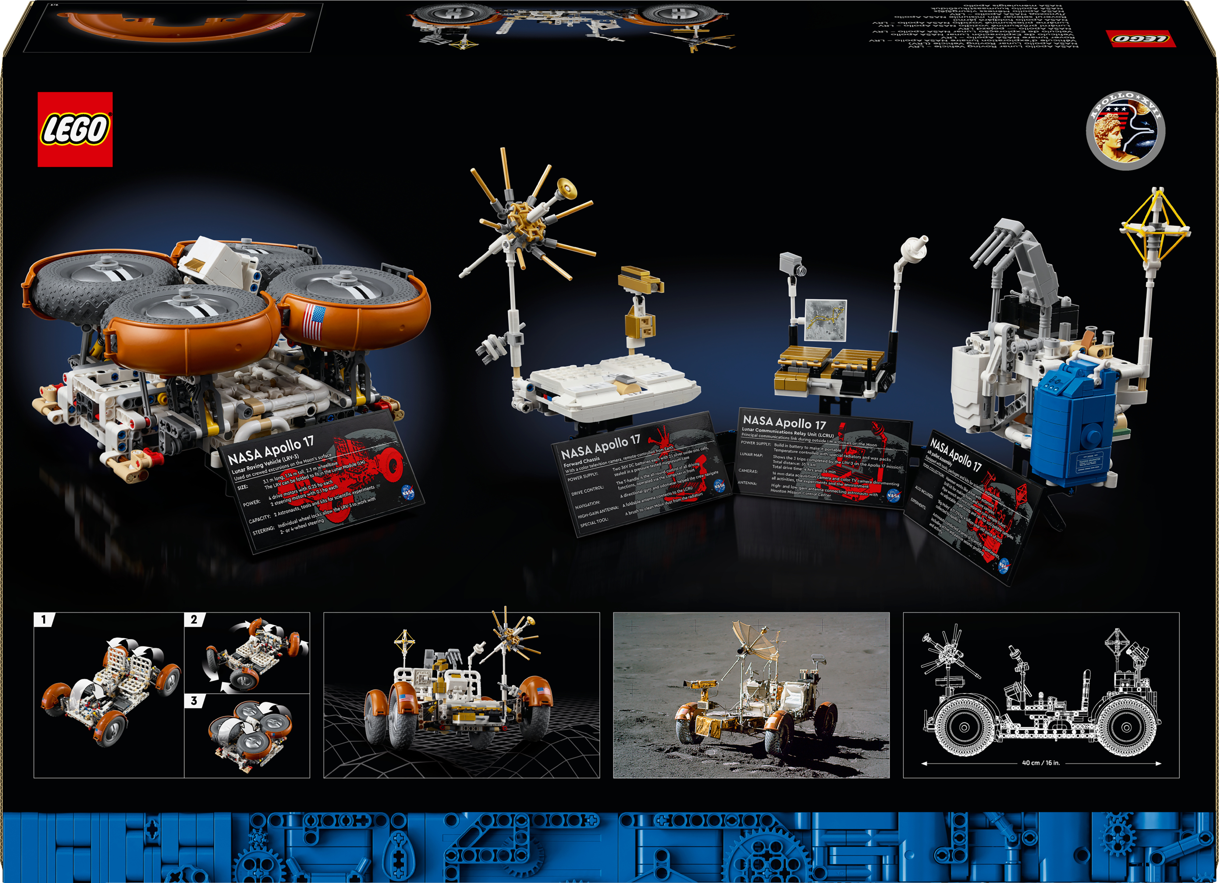 LEGO Technic 42182  - NASA Apollo – kuuauto