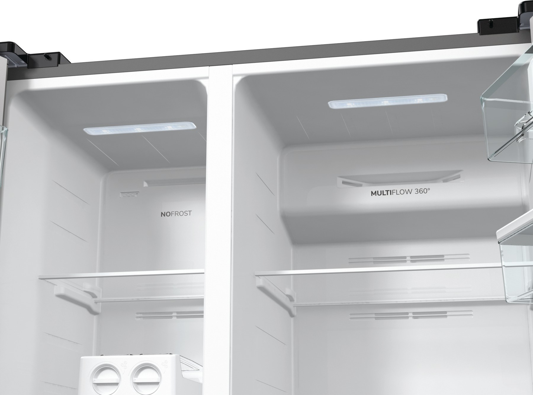 Gorenje NRR9185EAXLWD Side By Side, teräs