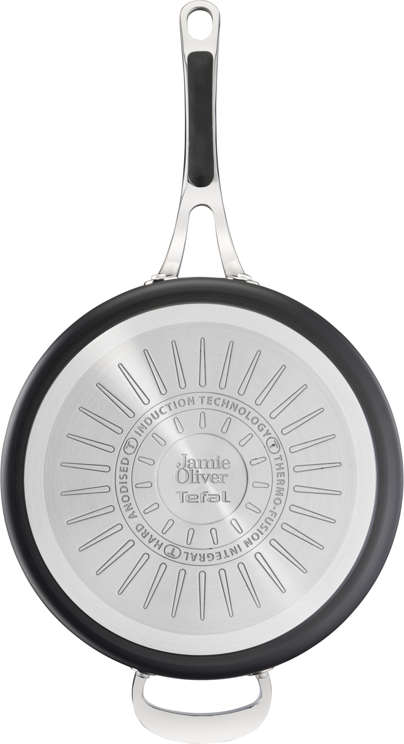 Tefal Jamie Oliver Cook's Classics HA -paistokattila lasikannella 30 cm/5,4 L, musta
