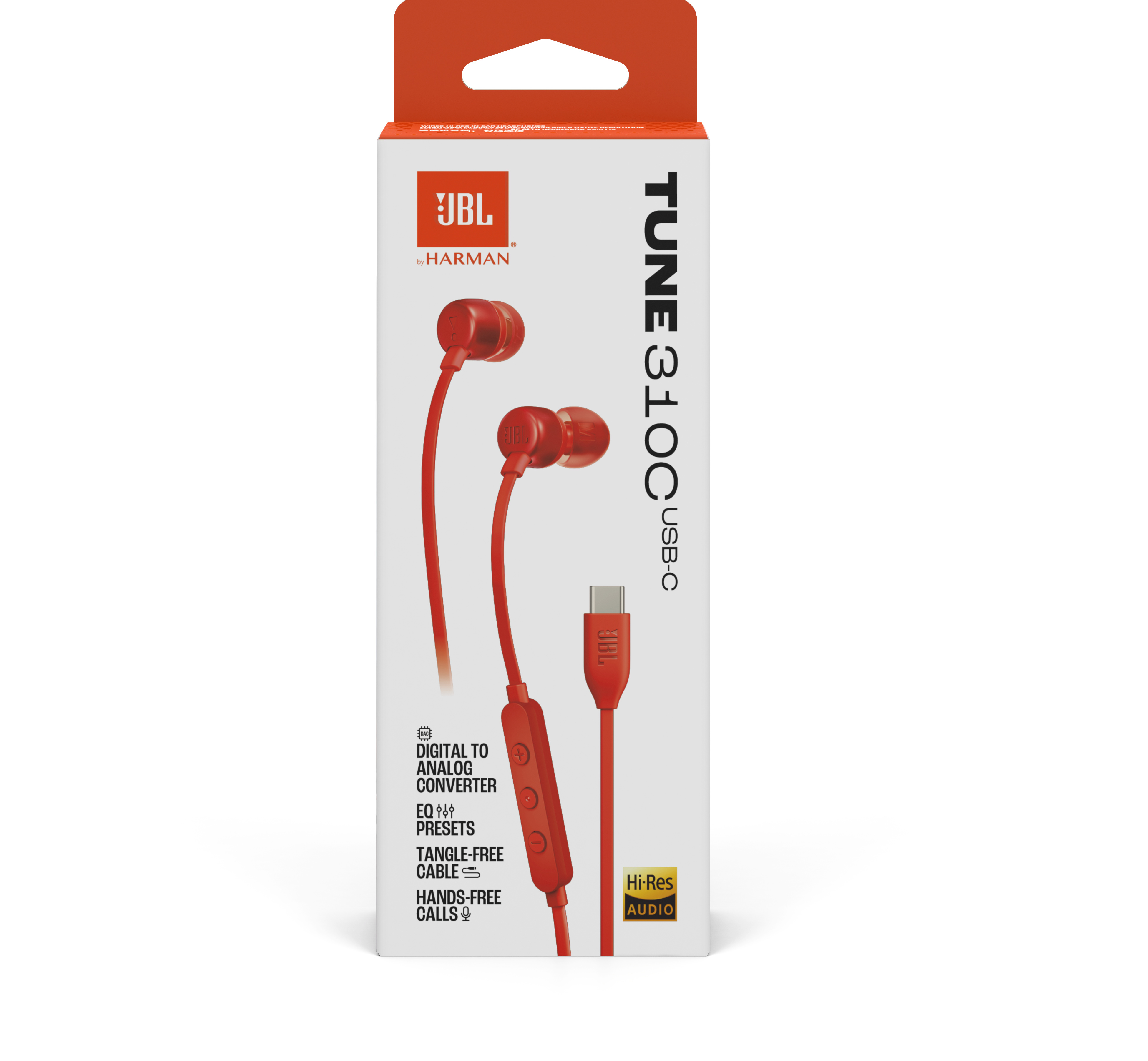 JBL Tune 310C nappikuulokkeet, USB-C, musta