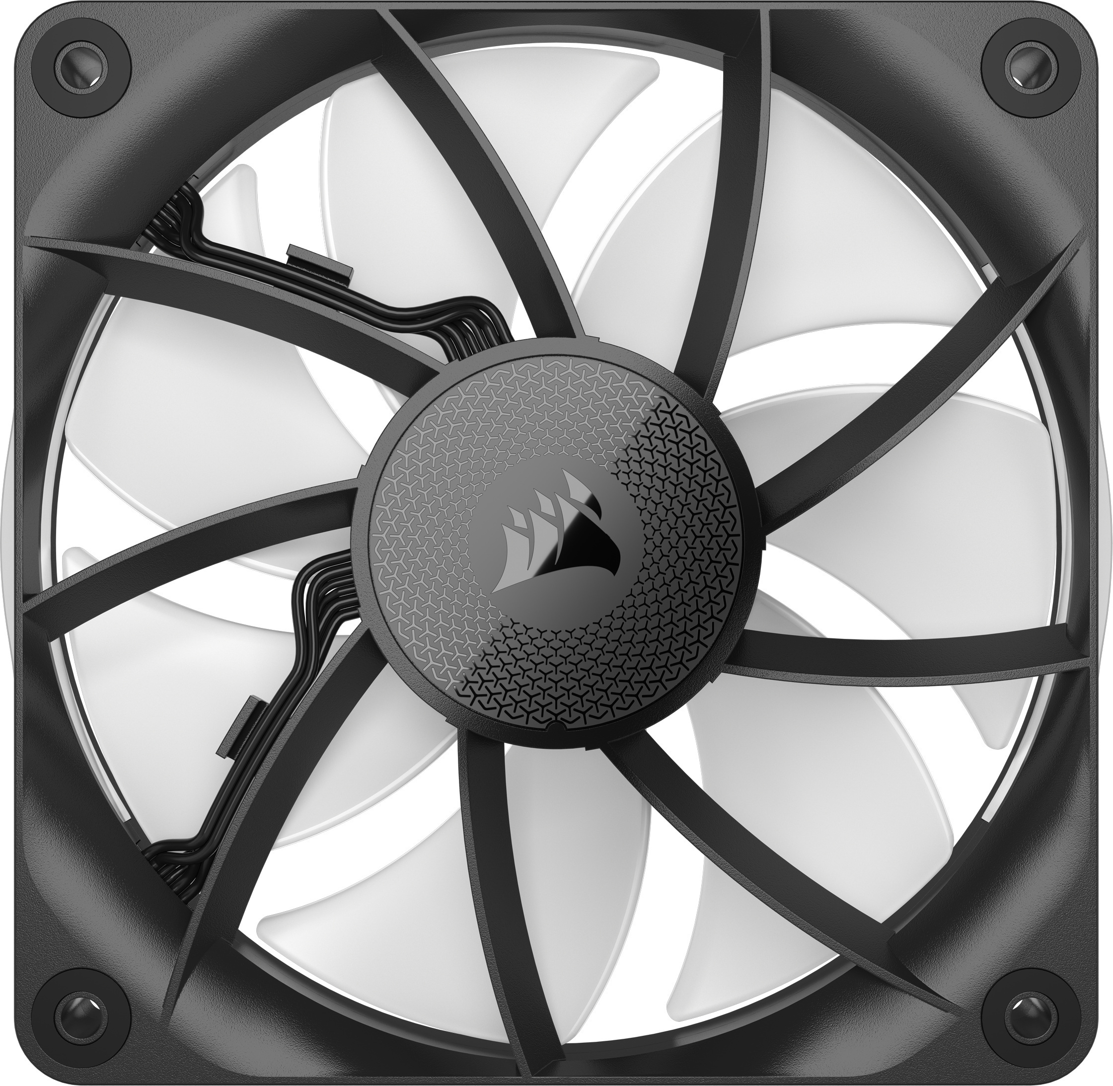 Corsair iCUE LINK RX120 RGB PWM Expansion -tuuletin, musta, 120 mm