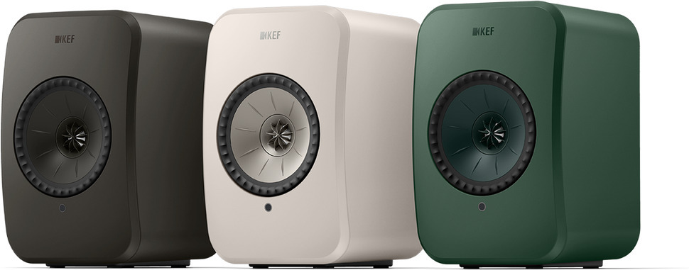 KEF LSX II LT aktiivikaiutinpari, valkoinen