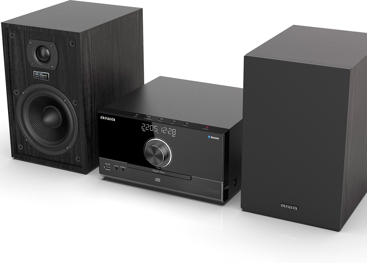 Aiwa MSBTU-600 mikrojärjestelmä, musta