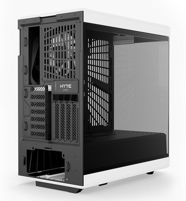 Hyte Y40 Black/White ATX-kotelo ikkunalla, musta/valkoinen