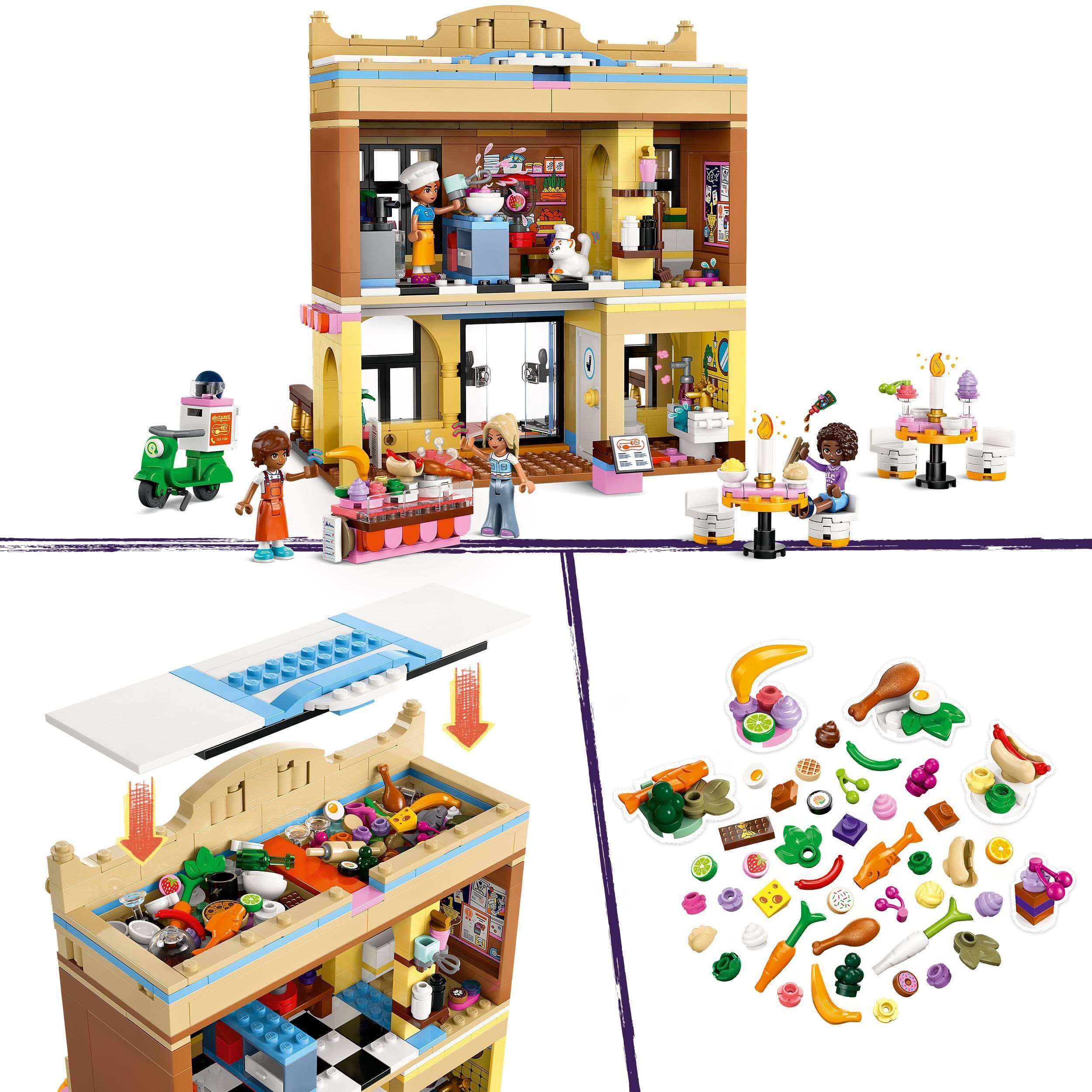 LEGO Friends 42655 – Ravintola-alan oppilaitos