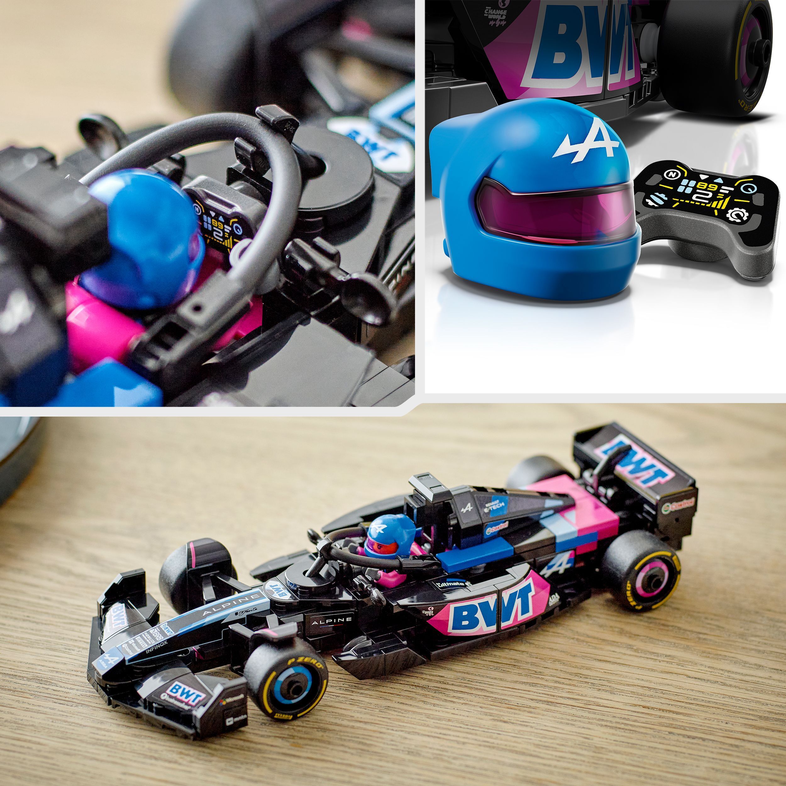 LEGO Speed Champions 77248 – BWT Alpine F1® Team A524 ‑kilpa-auto