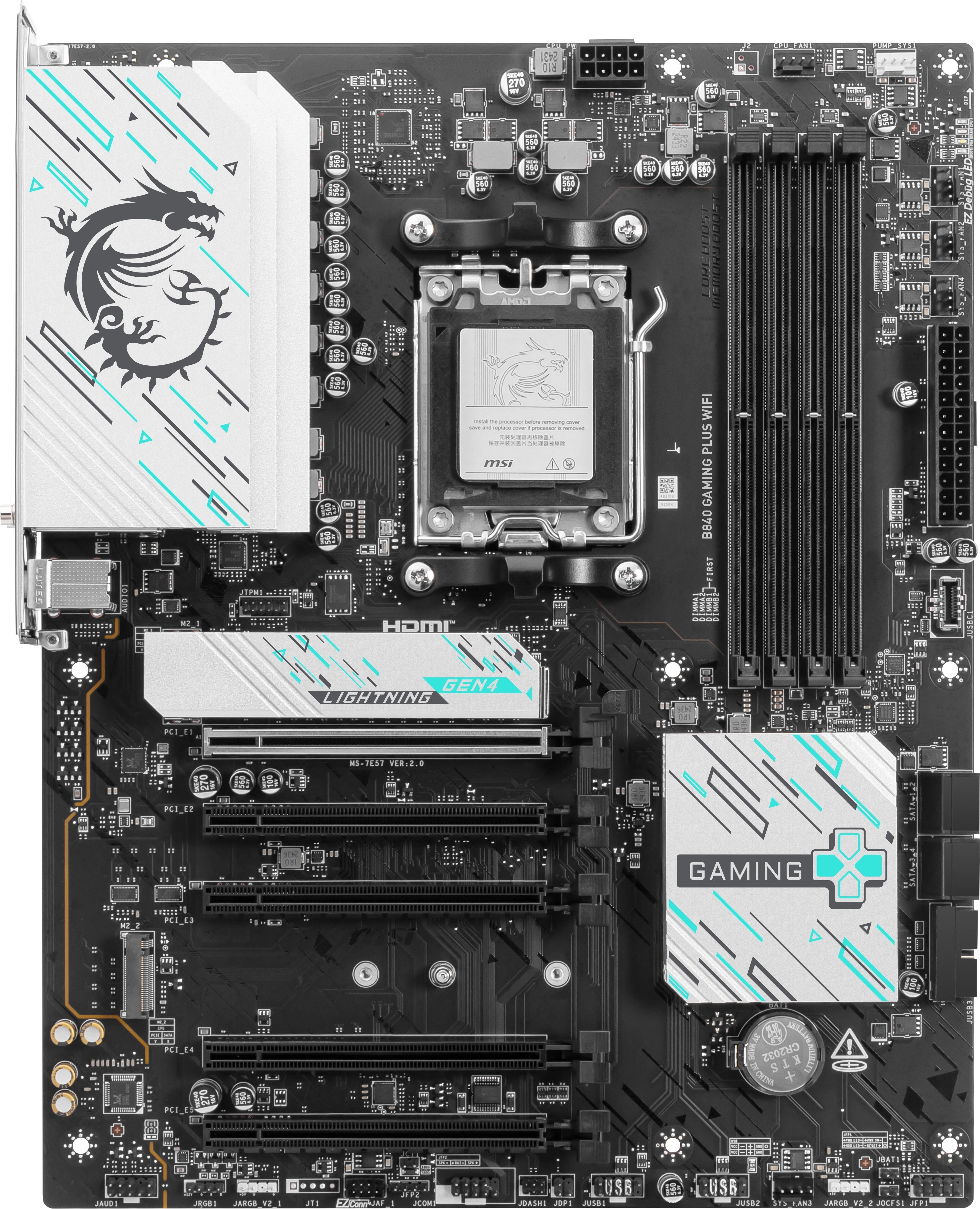 MSI B840 GAMING PLUS WIFI AM5 ATX-emolevy