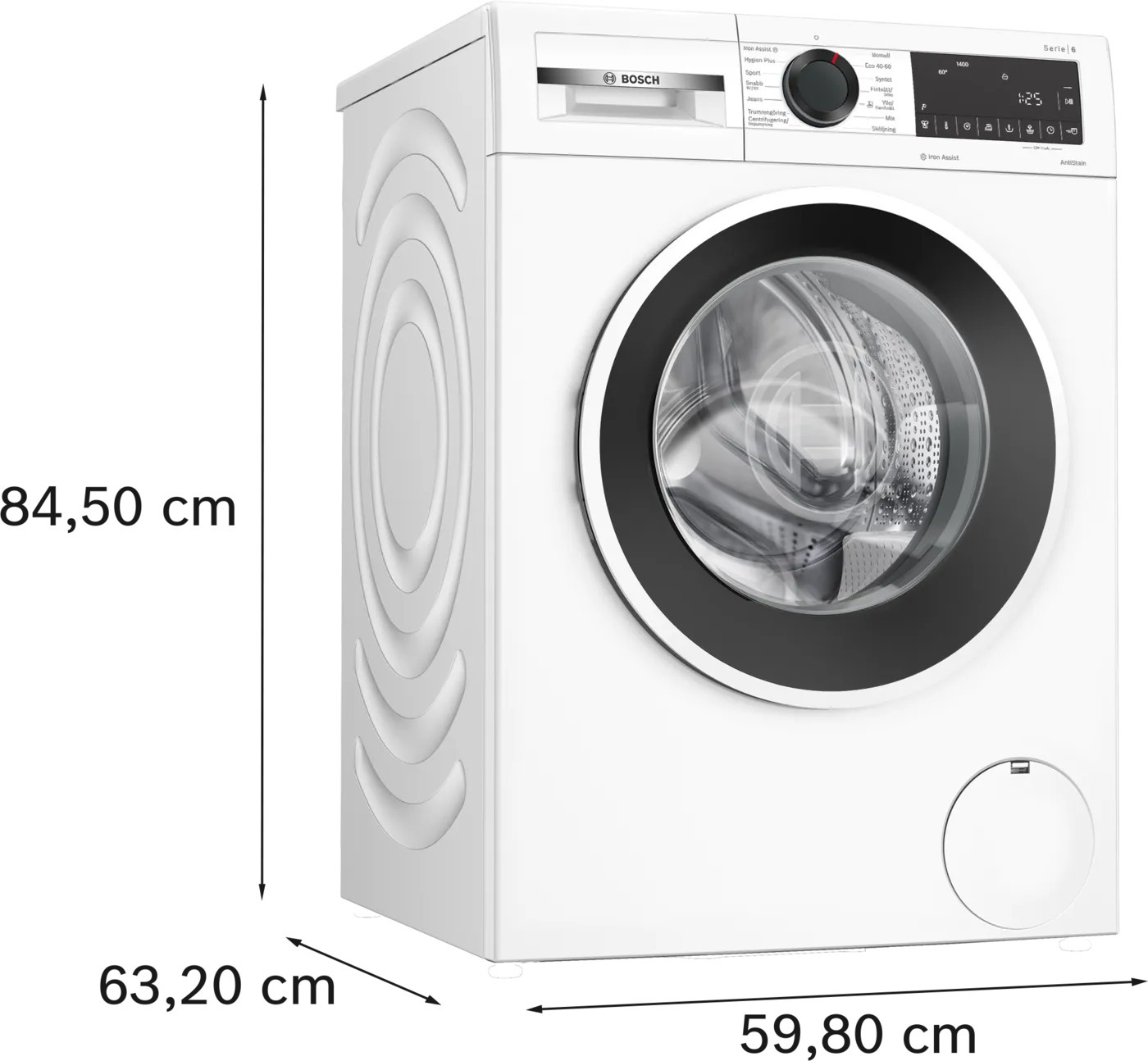 Bosch WGG244ZISN Serie 6 pyykinpesukone, valkoinen