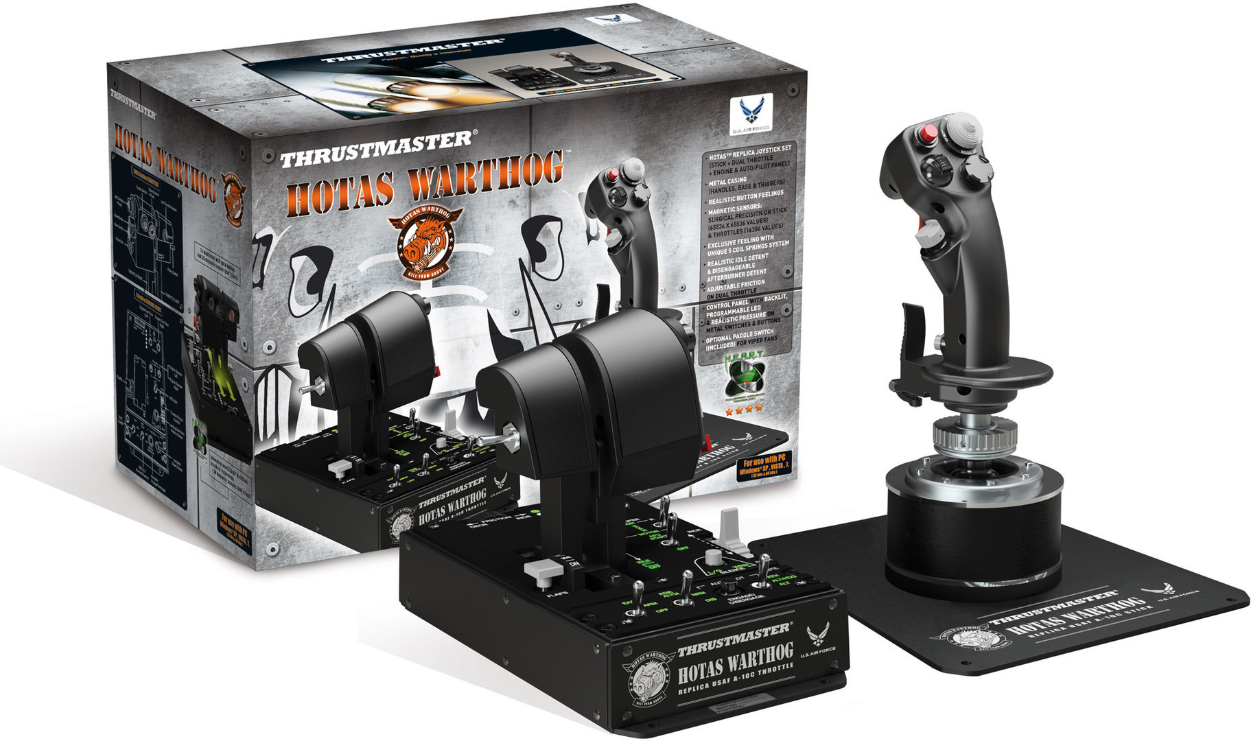 Thrustmaster HOTAS Warthog -peliohjainsetti, PC