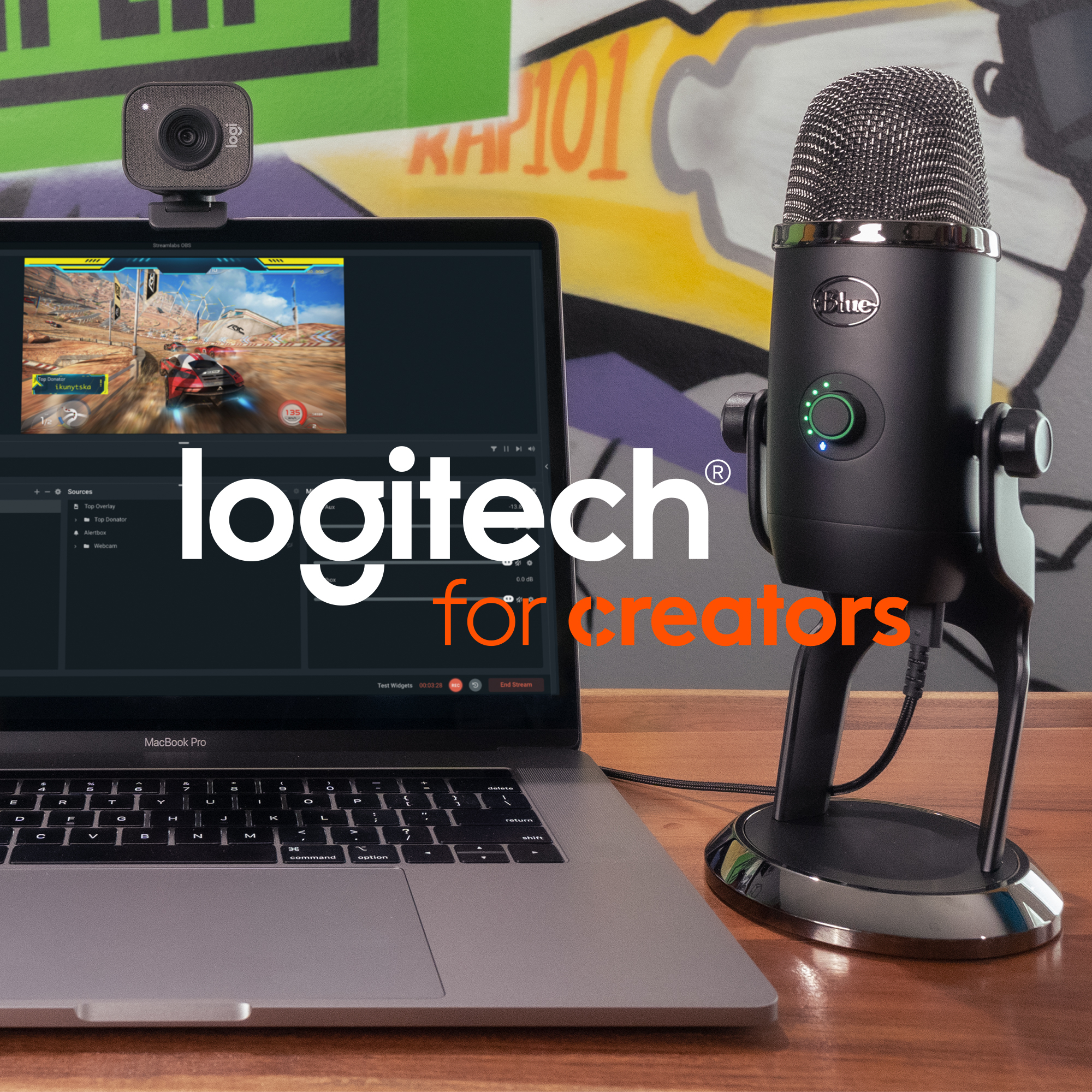 Logitech Litra Glow -suoratoistovalaisin
