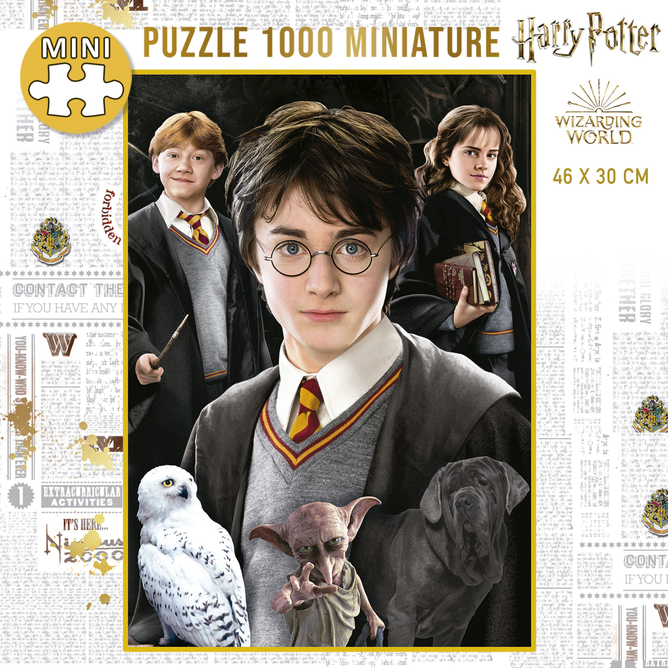 Educa - 1000 Harry Potter Neon, Puzzle spectaculaire de 1000 pièces