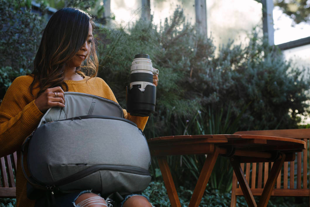 Peak Design Everyday Backpack Zip 20L -päiväreppu, tuhka
