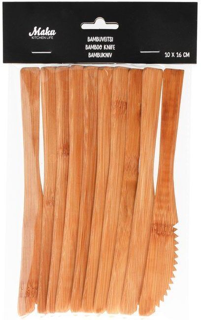 Maku Kitchen Life Bambuveitsi, 16 cm, 10 kpl