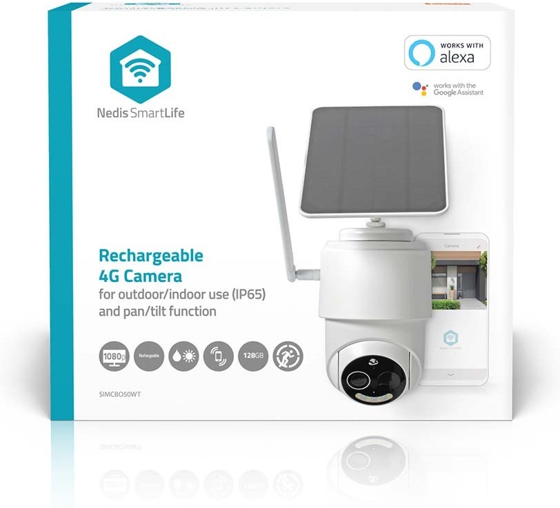 Nedis SmartLife SIMCBO50WT valvontakamera, ulkokäyttöön