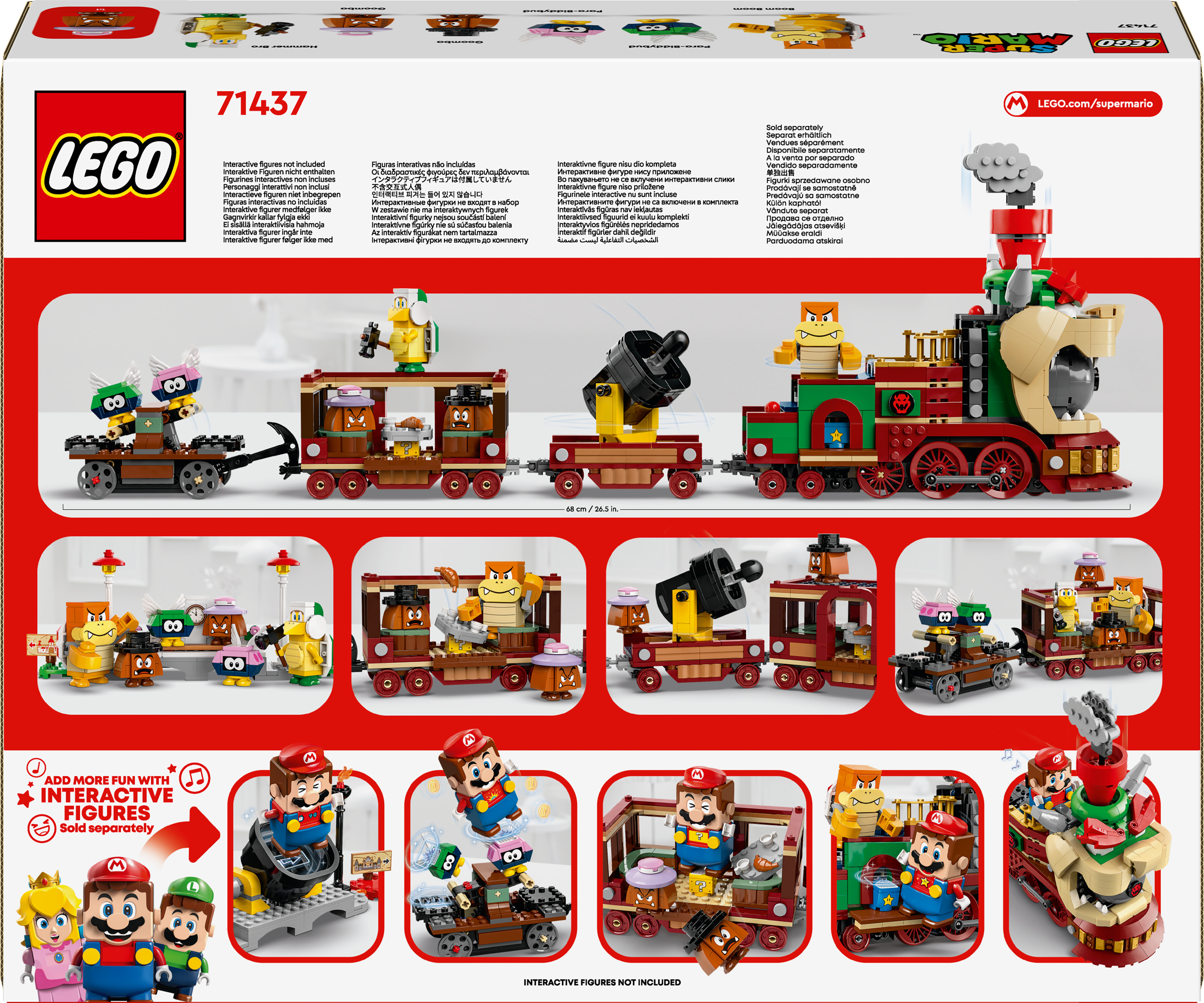 LEGO Super Mario 71437 - Bowserin pikajuna