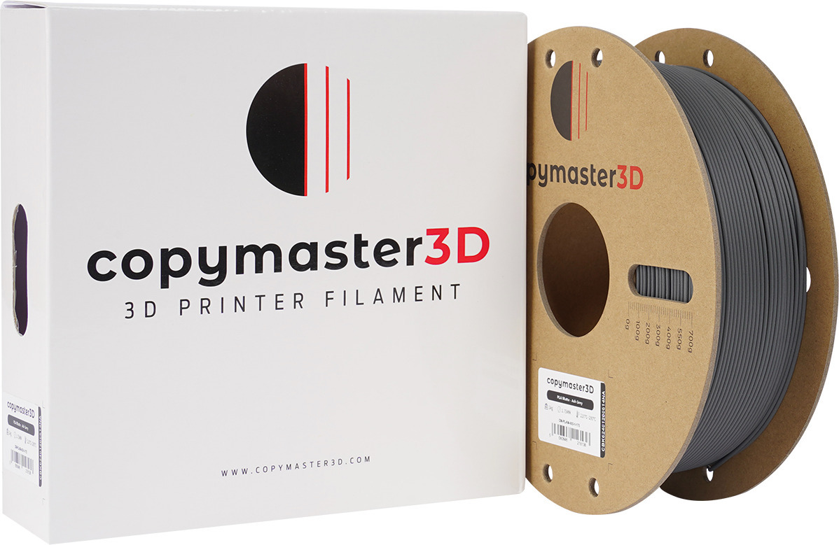 Copymaster3D PLA MATTE -filamentti 3D -tulostimeen, 1.75 mm, matta tuhka