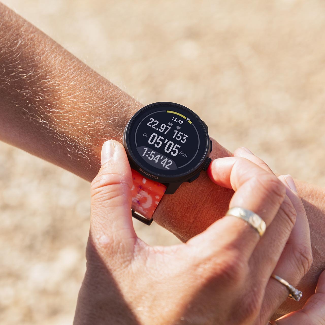 Suunto Race S -urheilukello, 45 mm, Power Orange