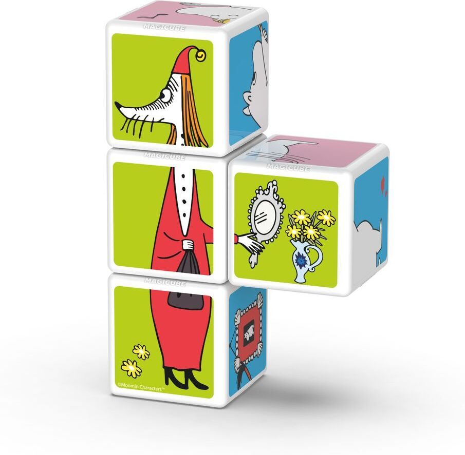 Geomag Magicube Muumi -magneettikuutiot, 4 kpl