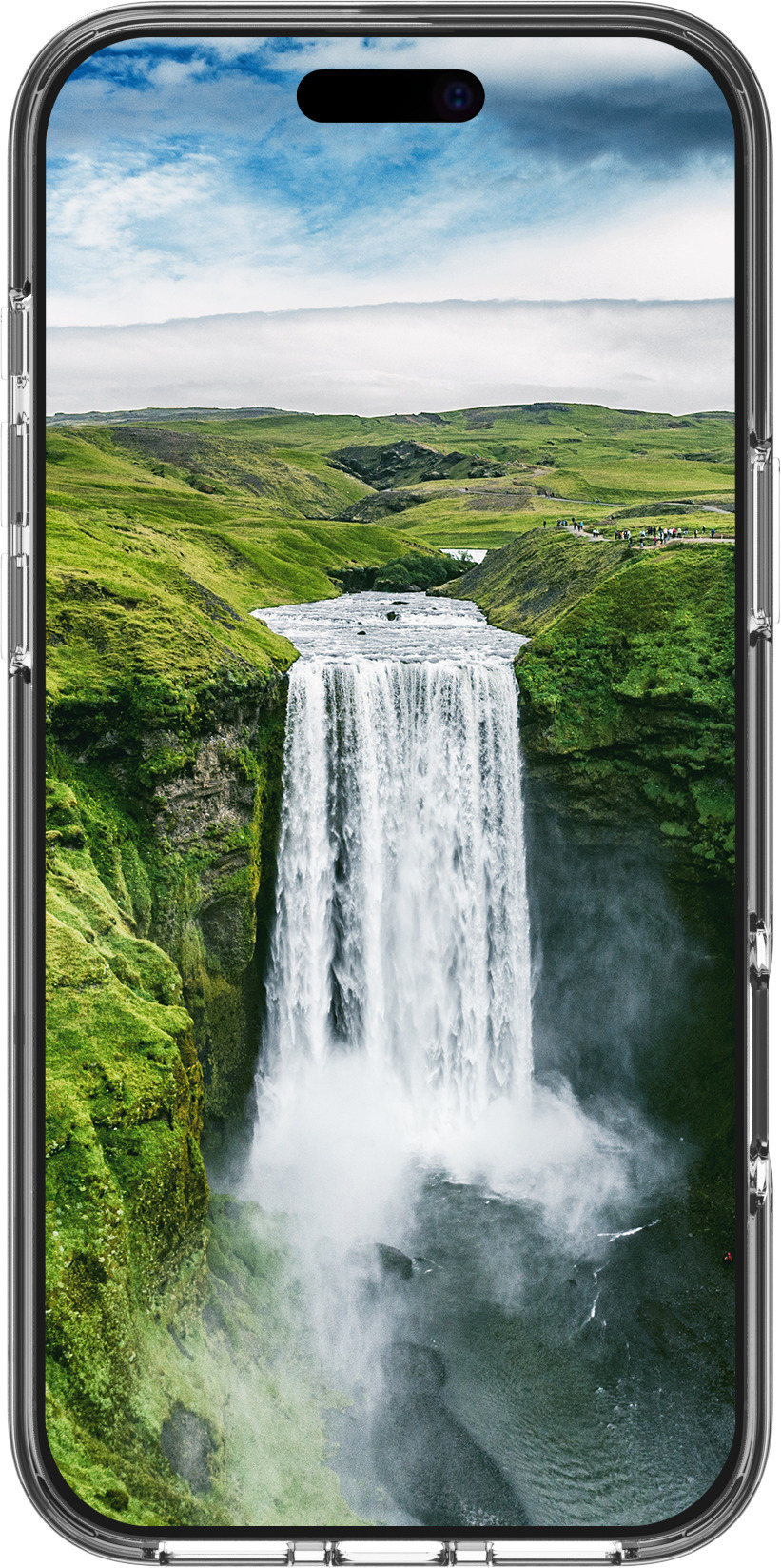 Dbramante1928 Iceland Ultra D3O MagSafe -suojakotelo, iPhone 16 Pro, kirkas