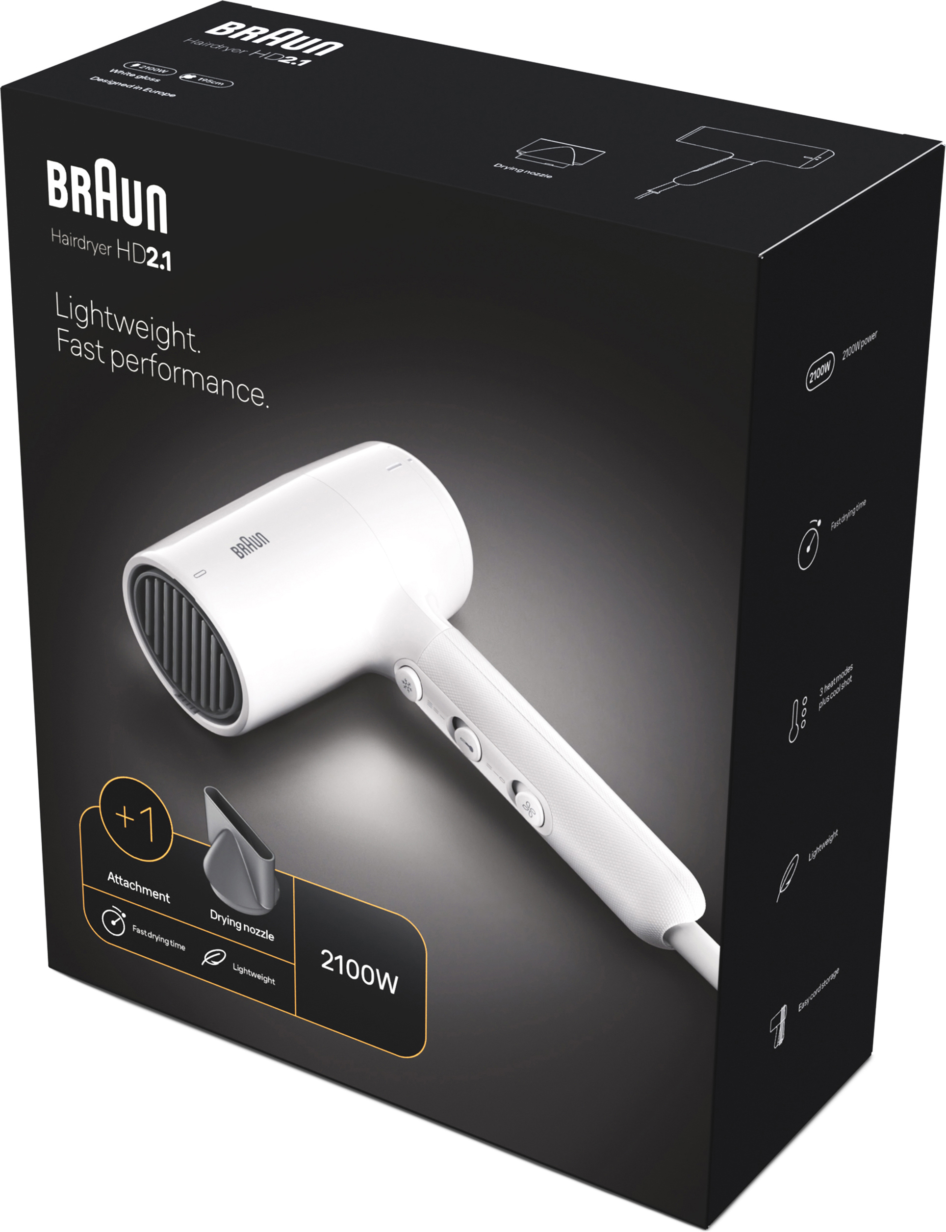 Braun HD2.1 BRHD210E hiustenkuivaaja
