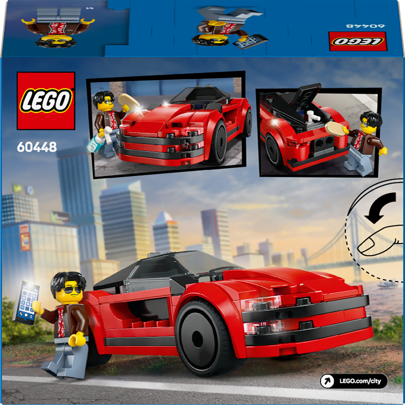 LEGO City 60448 – Punainen urheiluauto