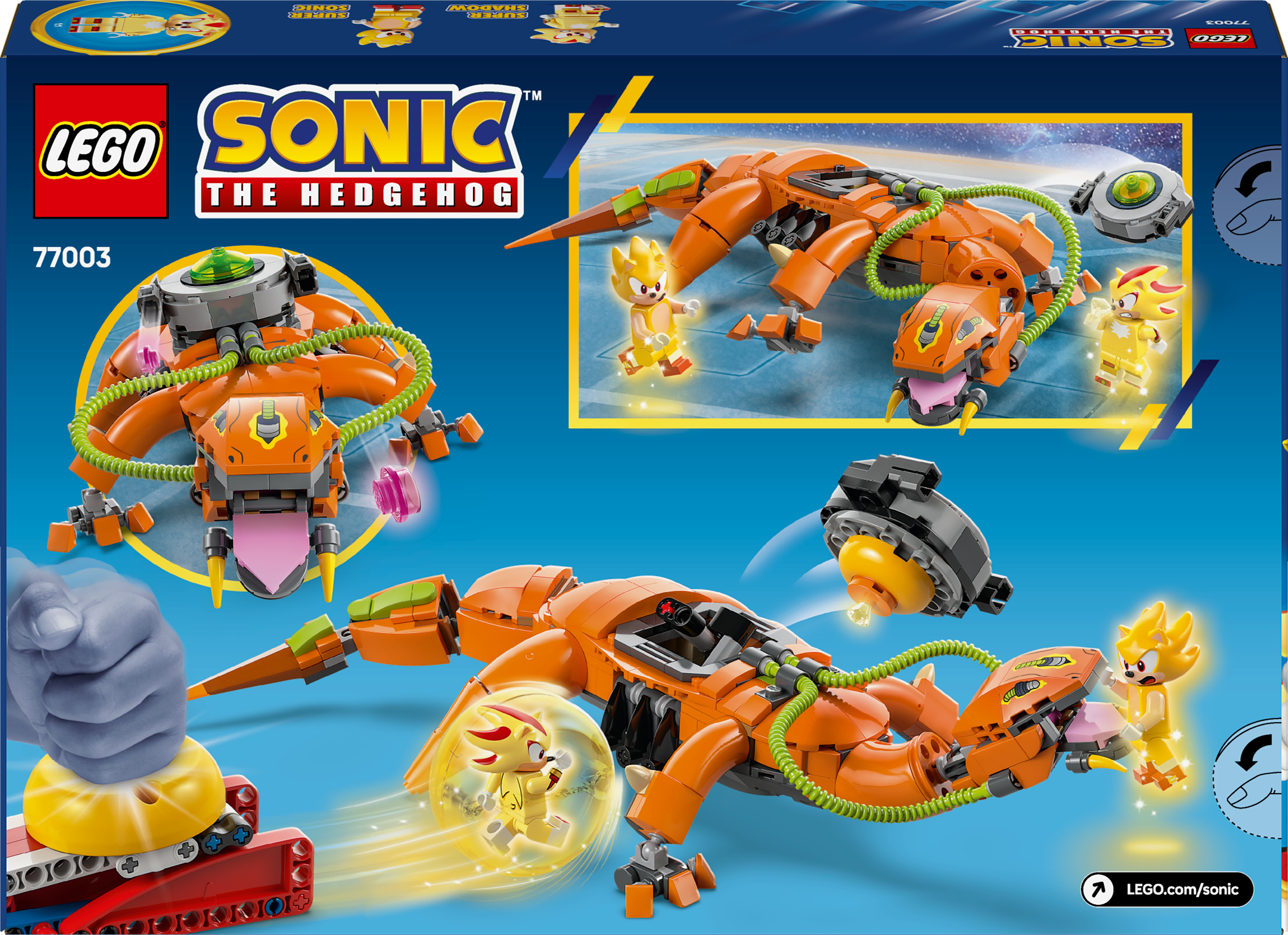 LEGO Sonic 77003 – Super Shadow vastaan Biolizard