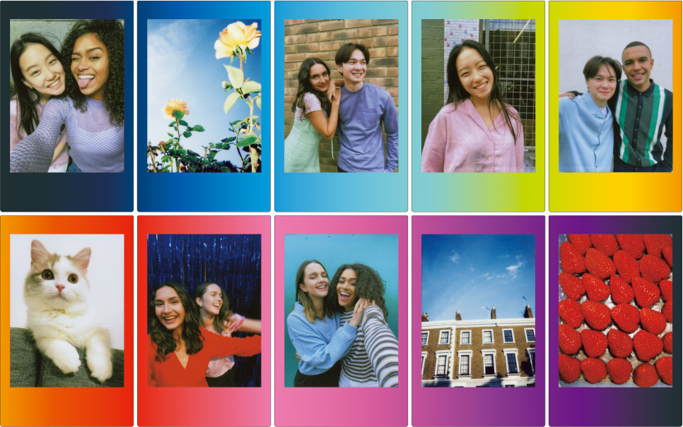 Fujifilm Instax Mini Film Soft Lavender pikafilmi, 10 kuvaa