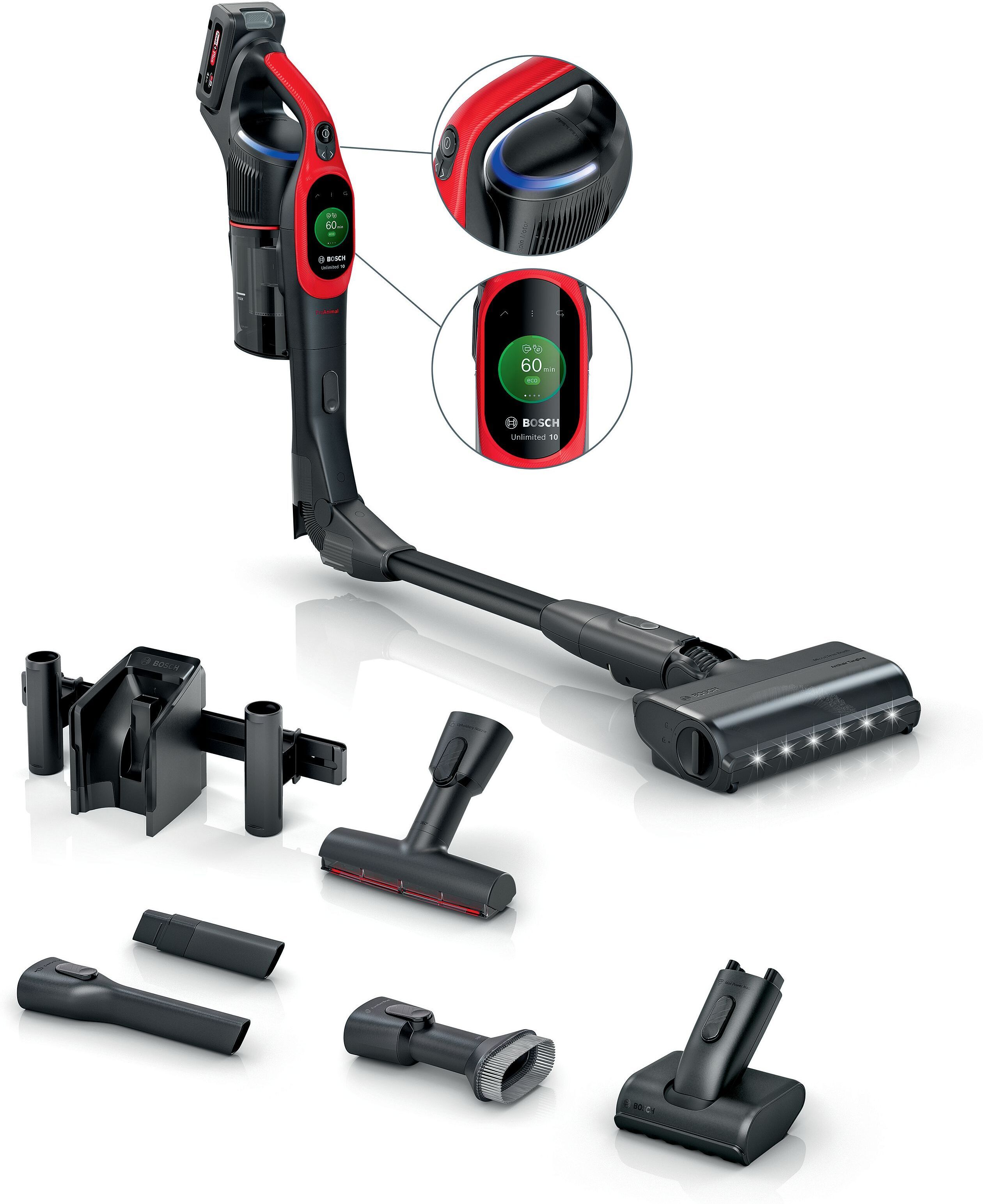 Bosch Unlimited 10 ProAnimal varsi-imuri, BCS1041PET, punainen