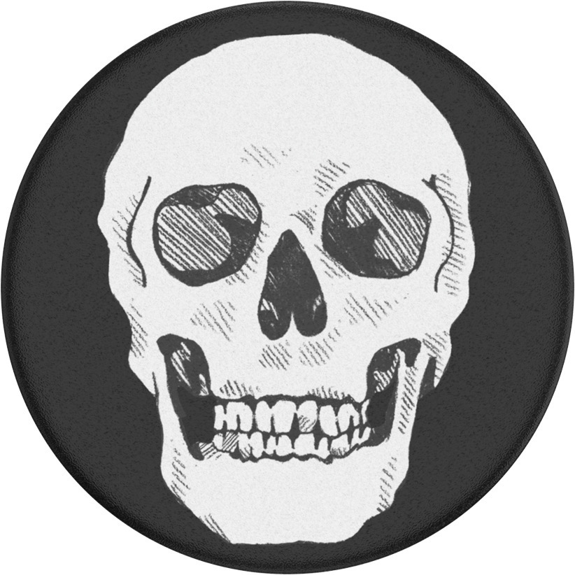 PopSockets PopGrip -puhelinpidike, Shaky Bones White