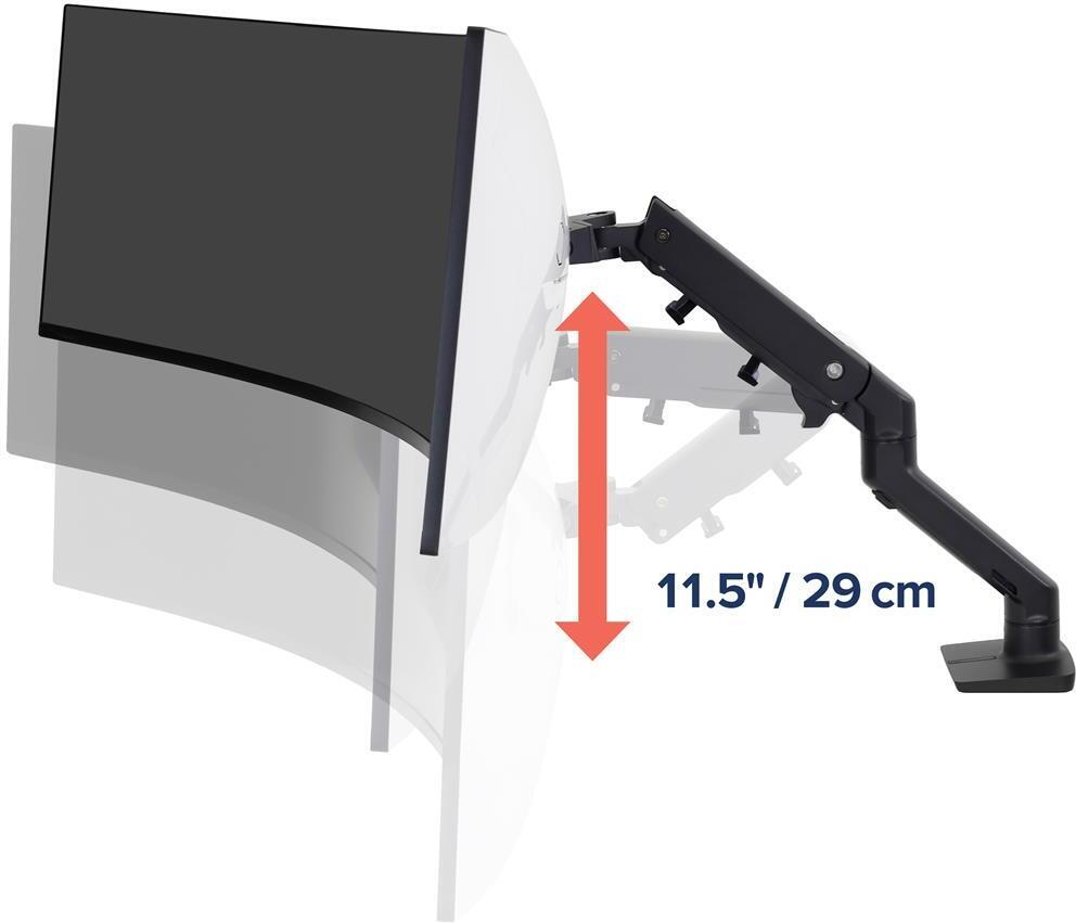 Ergotron HX Monitor Arm G9 monitorivarsi, musta