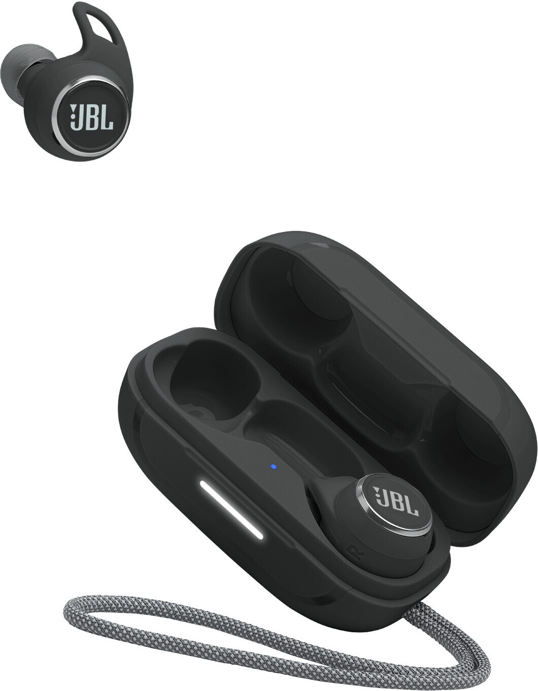 JBL Reflect Aero TWS -vastamelunappikuulokkeet, musta