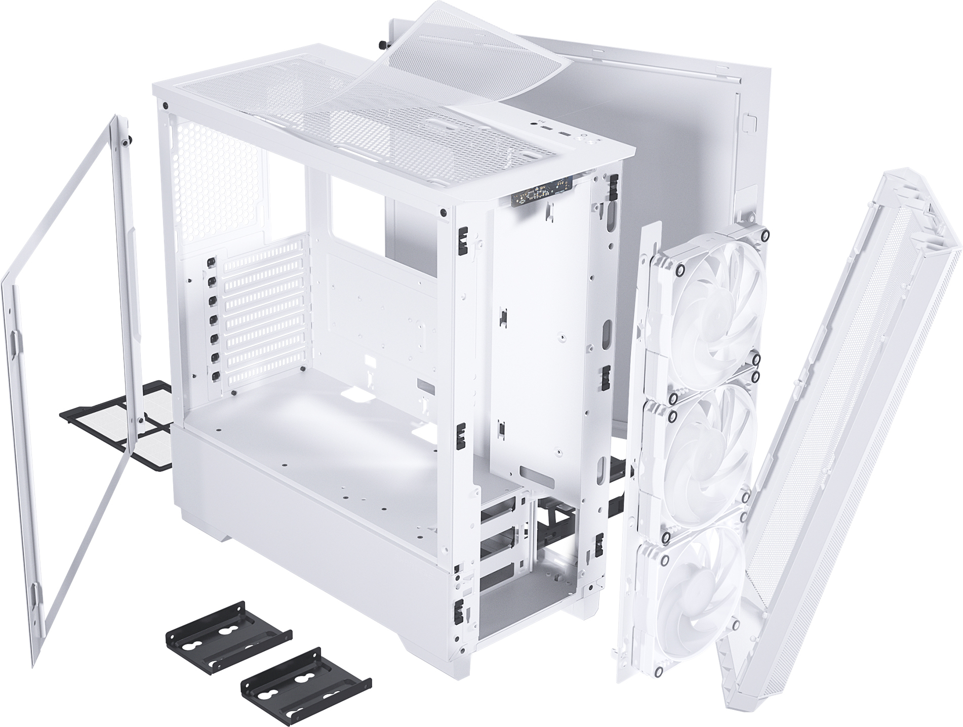 Phanteks Eclipse G360A ATX-kotelo ikkunalla, valkoinen