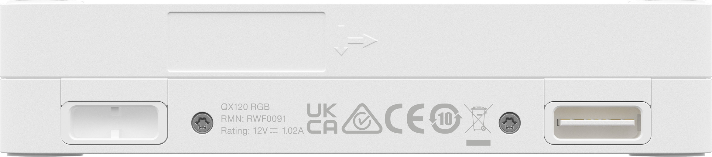 Corsair iCUE LINK QX120 RGB PWM -tuuletin, 120 mm, valkoinen, 3 kpl Starter Kit