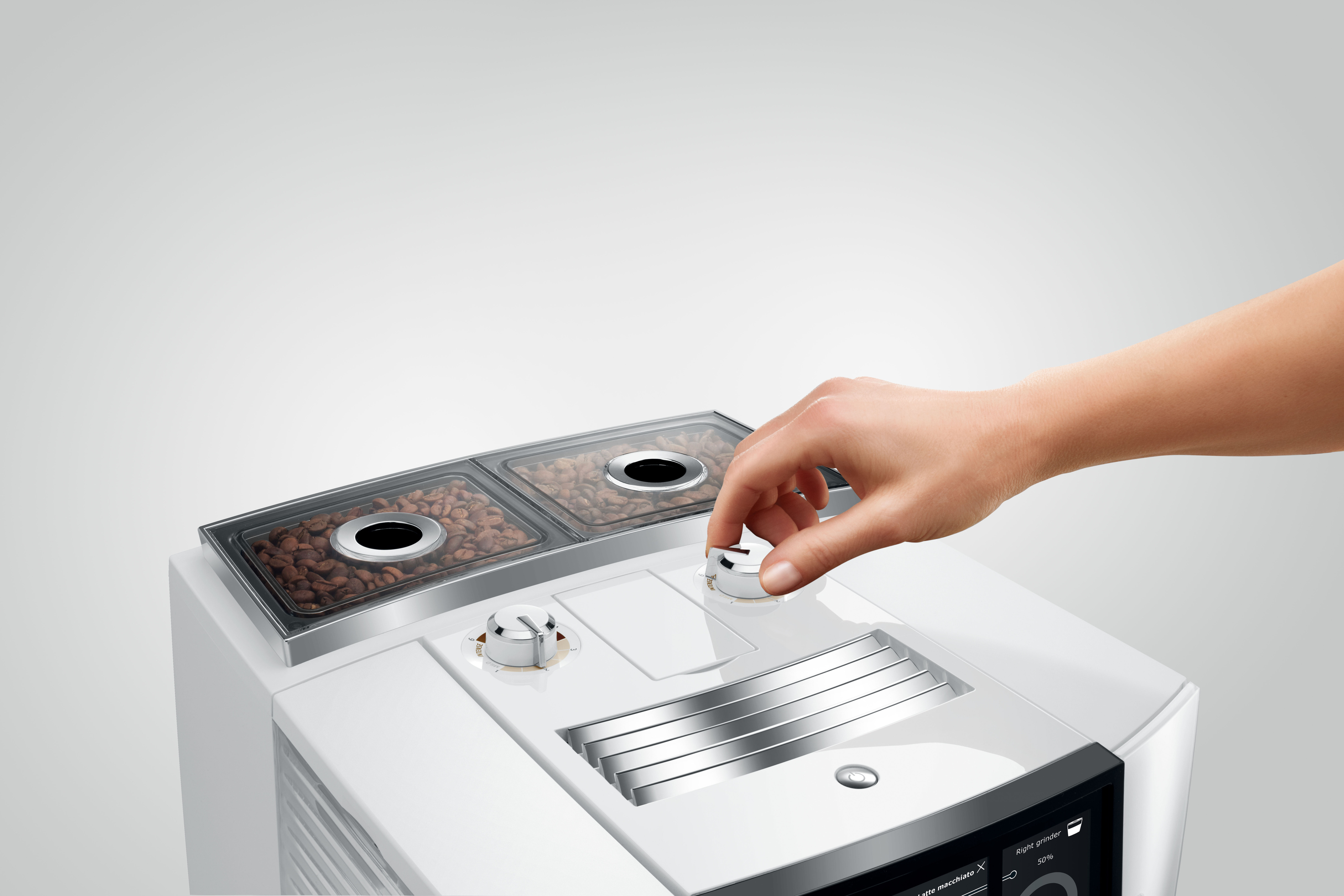 Jura J8 Twin Diamond White (EA) kahvikone