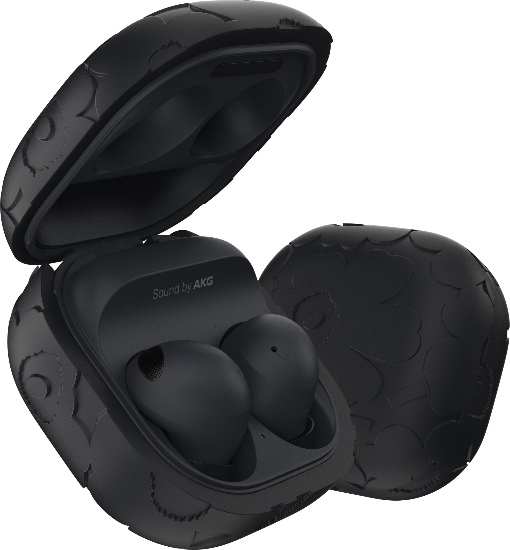 Samsung x Marimekko Galaxy Buds -suojakotelo, musta