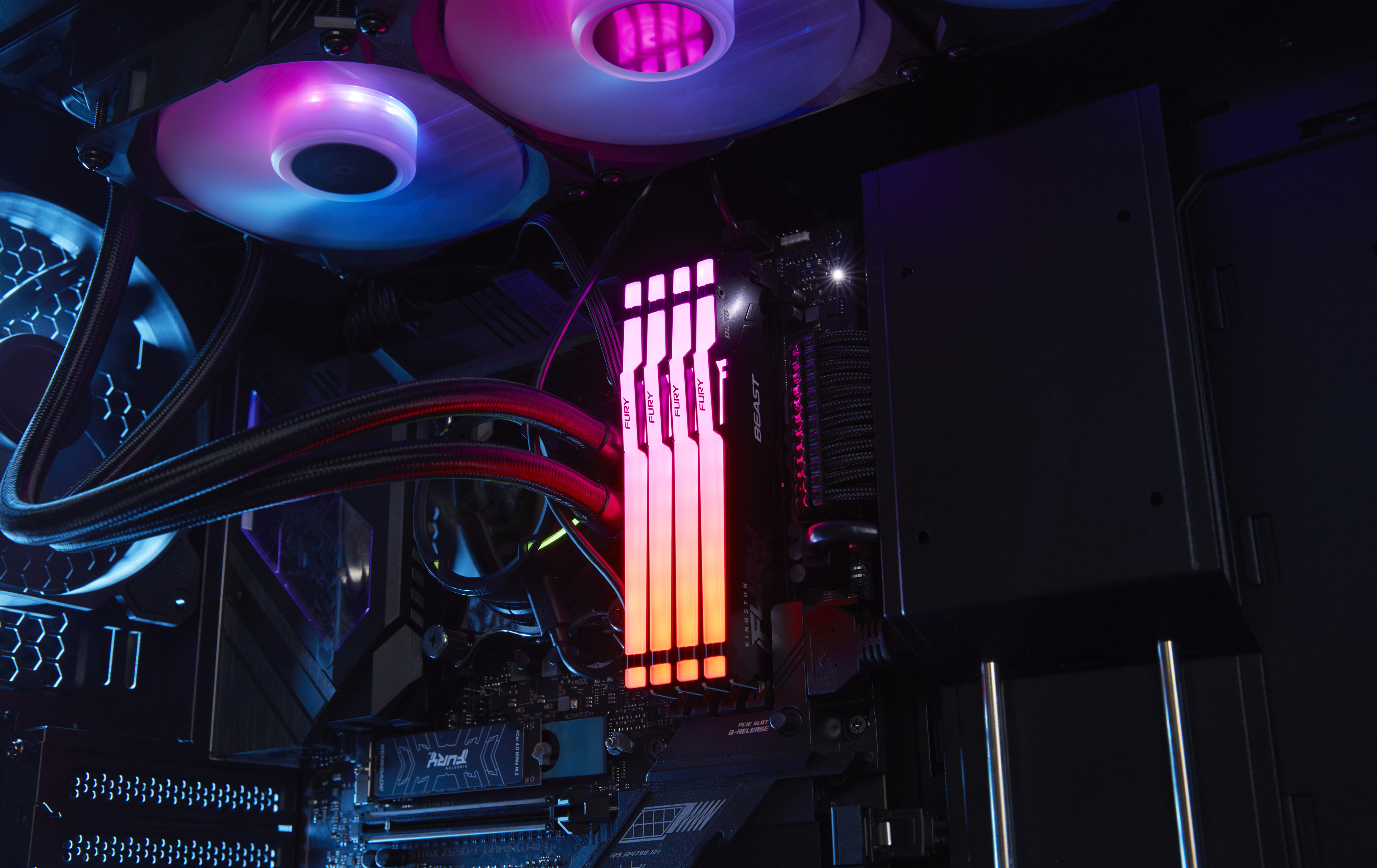 Kingston FURY Beast DDR5 RGB EXPO 6400 MHz CL32 32 Gt -muistimodulipakkaus