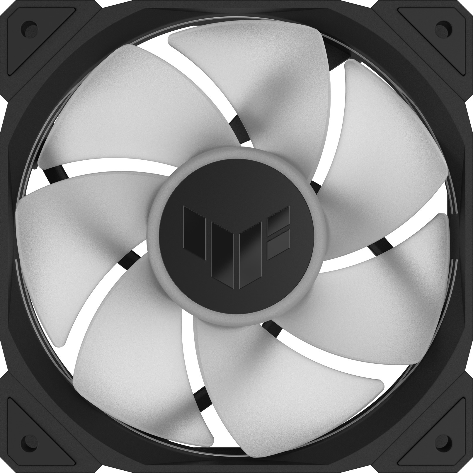 Asus TUF Gaming TR 120 ARGB Reverse PWM -tuuletin, 120 mm, valkoinen