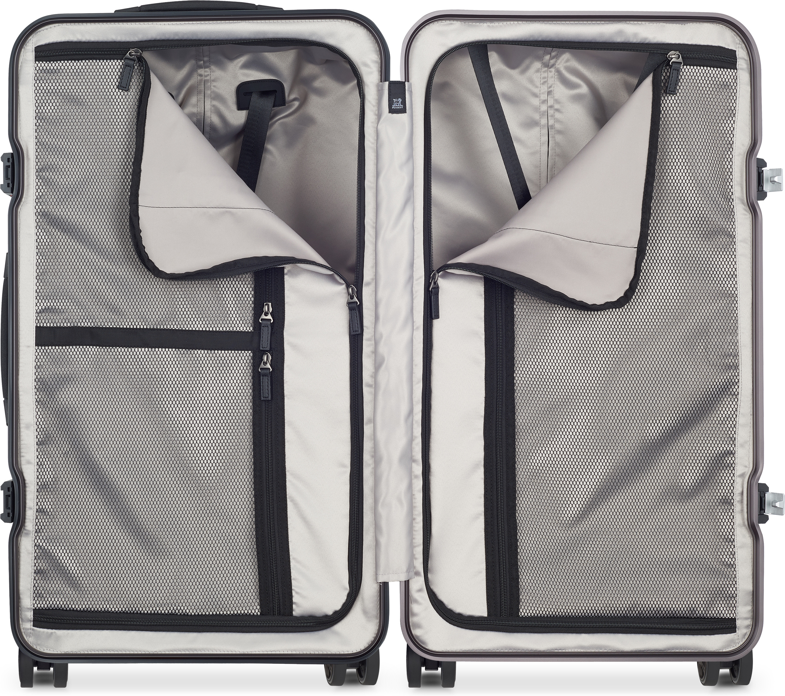 Delsey Peugeot Voyages 73 cm -matkalaukku, antrasiitti
