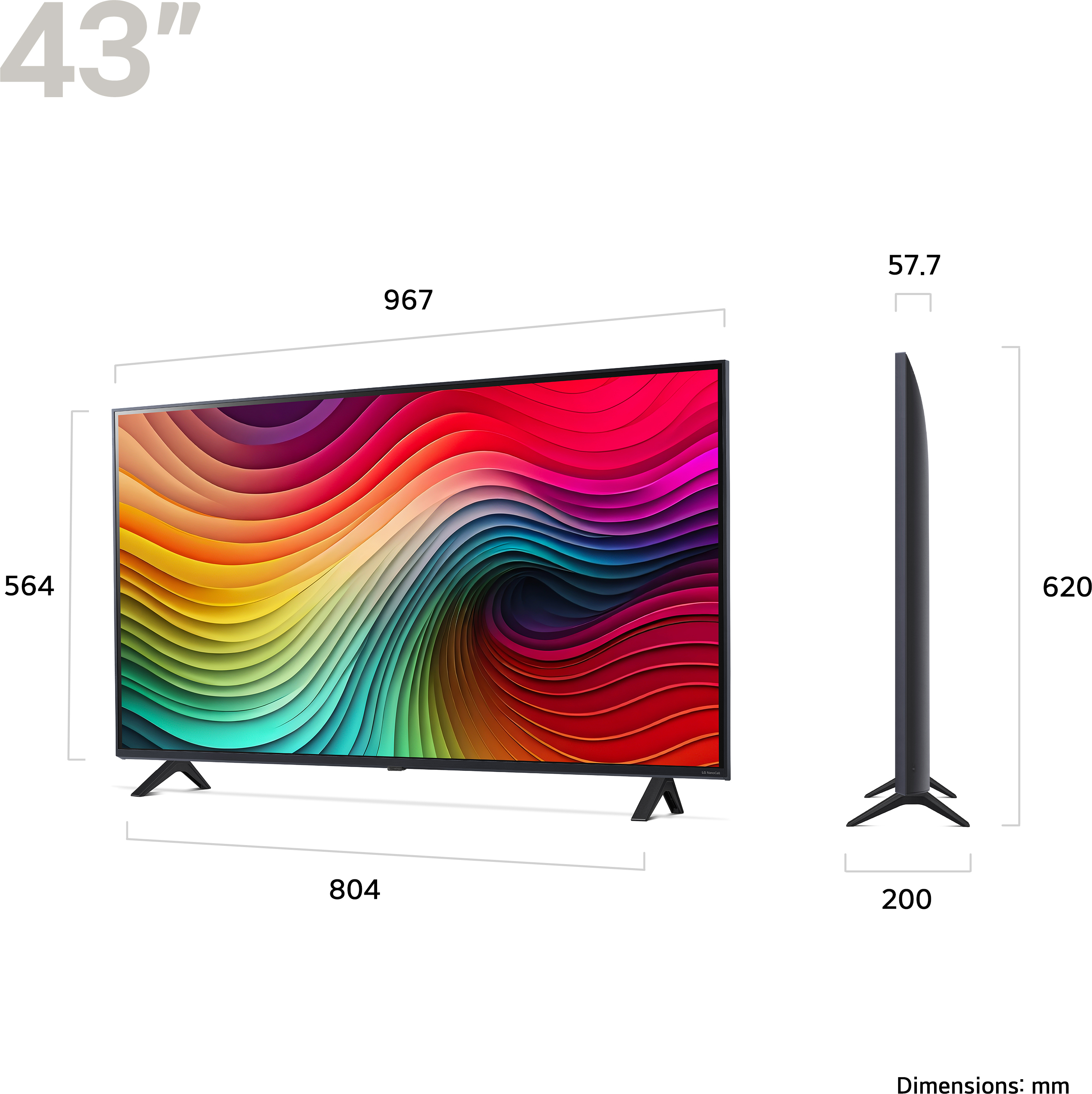 LG 43'' NANO 82 – 4K TV (2024)