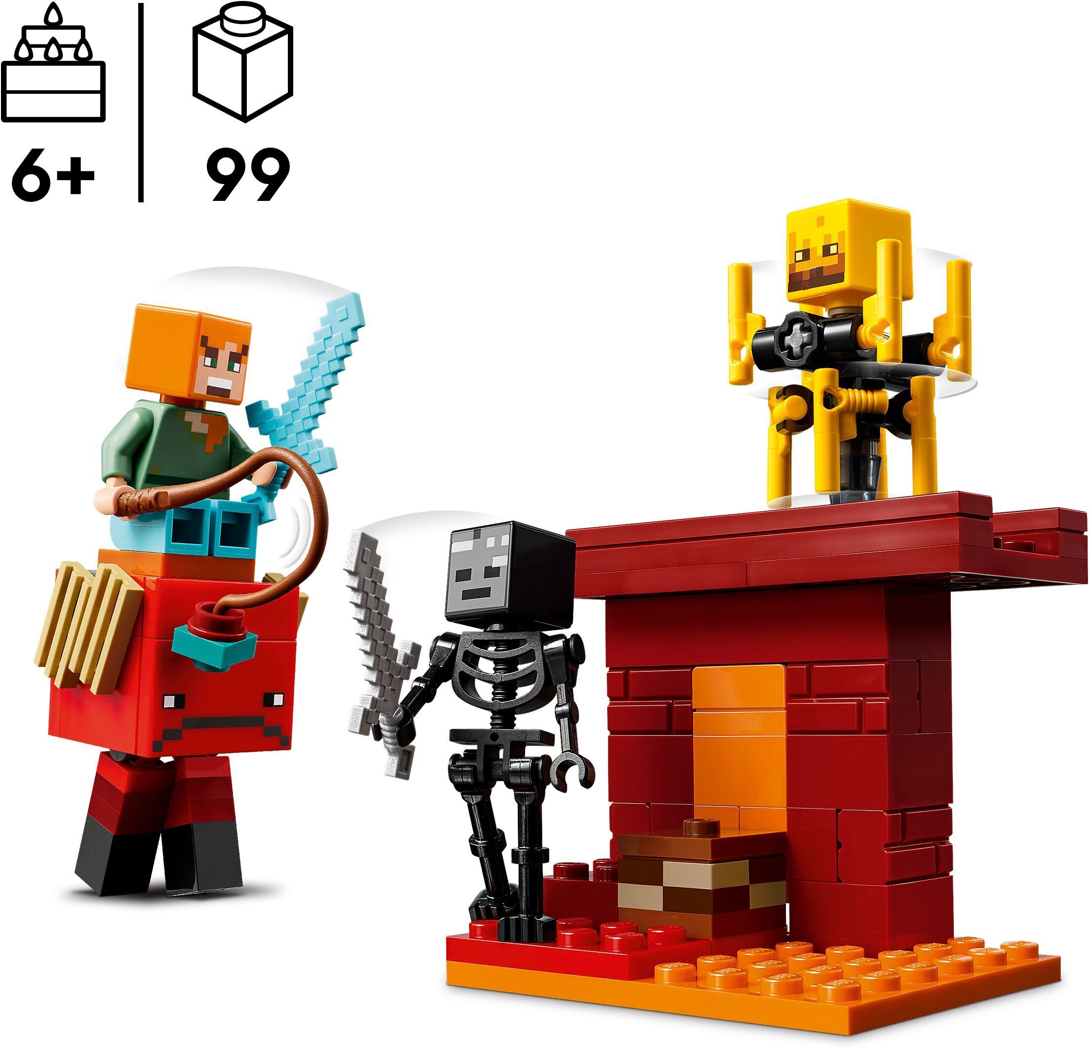 LEGO Minecraft 21266 – Hornan laavataistelu