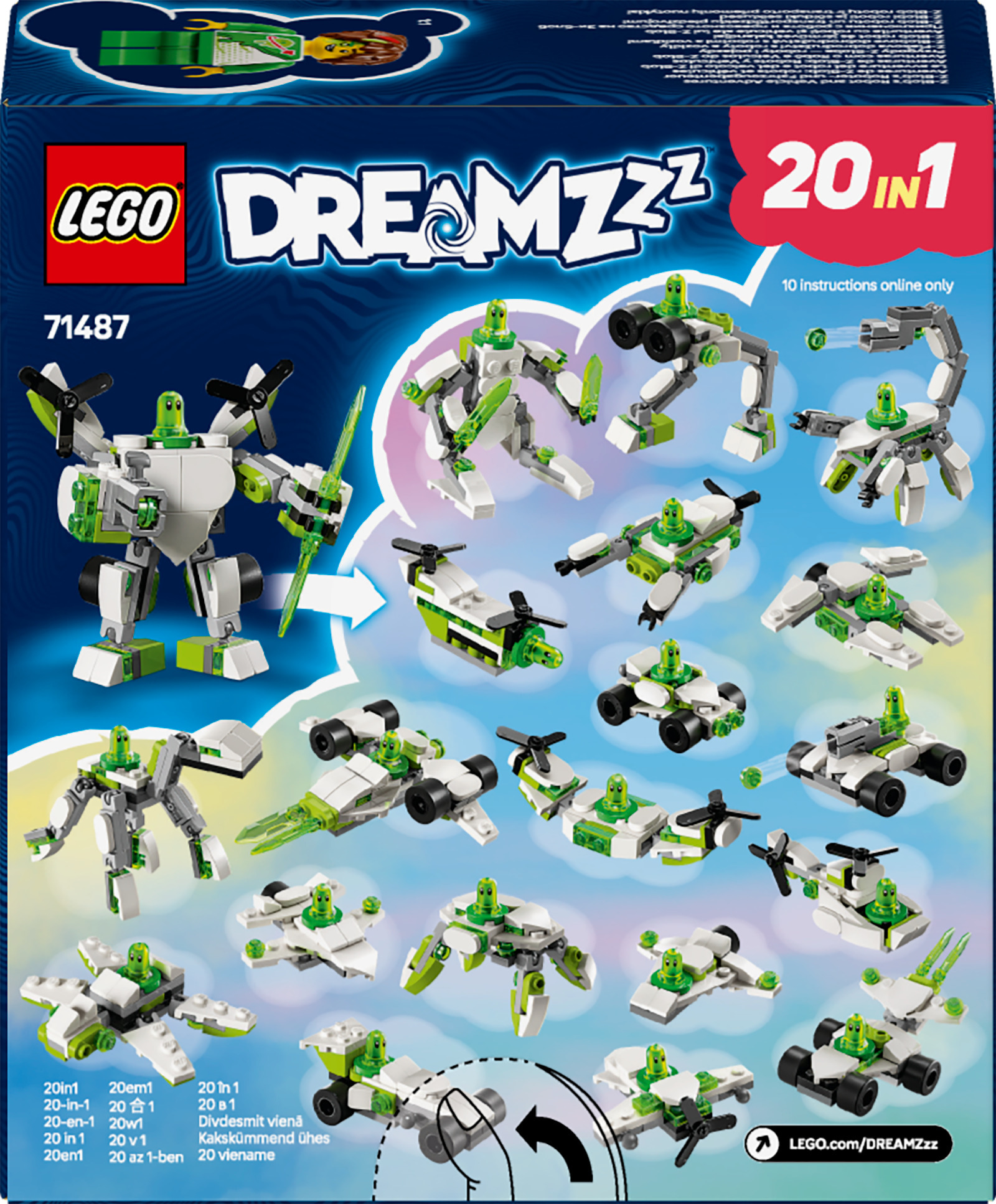 LEGO DREAMZzz 71487 – Z-Blobin robotti‑ ja ajoneuvoseikkailut